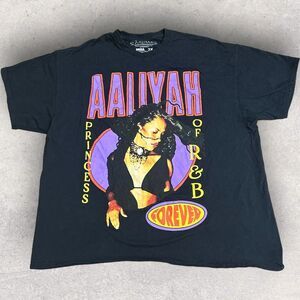 Aaliyah Princess Of R&B Picture Graphic Rap Tee Rock T-shirt Fits Men's XL‎